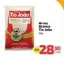 Supermercado Jacomar Arroz branco tio joão oferta