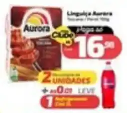 Supermercado Jacomar Linguiça Aurora oferta