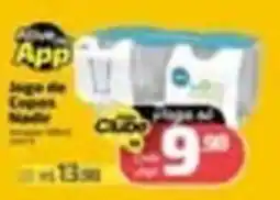 Supermercado Jacomar Jogo de Copos Medio oferta