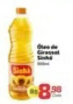 Supermercado Jacomar Óleo de Girassol Sinhá oferta