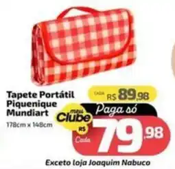 Supermercado Jacomar Tapete Portátil Piquenique Mundiart oferta