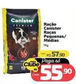 Supermercado Jacomar Ração Canister Raças Pequenas/ Médias oferta
