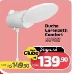 Supermercado Jacomar Ducha Lorenzetti Comfort oferta
