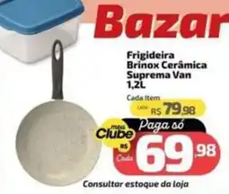 Supermercado Jacomar Frigideira Brinox Cerâmica Suprema Van oferta