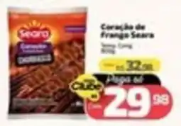 Supermercado Jacomar Coração de frango seara oferta