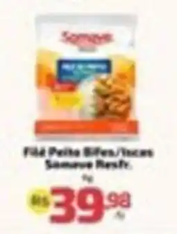 Supermercado Jacomar Filé Peito Bifes/Isca Samaue Rest. oferta