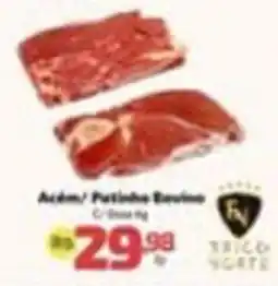 Supermercado Jacomar Acém/ Patinho Bovino oferta