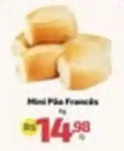 Supermercado Jacomar Mini Pão Francês oferta