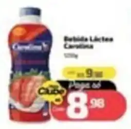 Supermercado Jacomar Bebida Láctea Carolina oferta