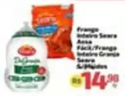 Supermercado Jacomar Frango Inteiro Seara Ansa Fácil/Frango Inteiro Granja Seara S/Pelidos oferta