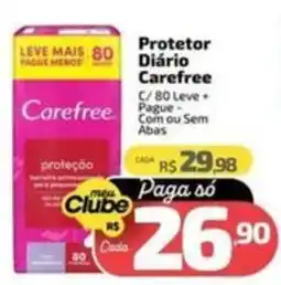 Supermercado Jacomar Protetor Diário Carefree oferta