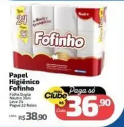 Supermercado Jacomar Papel Higiênico Fofinho oferta