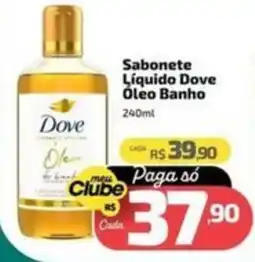 Supermercado Jacomar Sabonete Líquido Dove Óleo Banho oferta