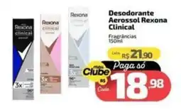 Supermercado Jacomar Desodorante Aerossol Rexona Clinical oferta