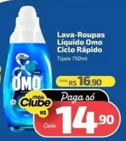 Supermercado Jacomar Lava-Roupas Líquido Omo Ciclo Rápido oferta