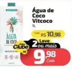 Supermercado Jacomar Água de Coco Vitcoco oferta
