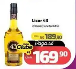 Supermercado Jacomar Licor 43 oferta
