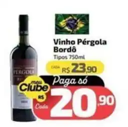 Supermercado Jacomar Vinho Pérgola Bordô oferta