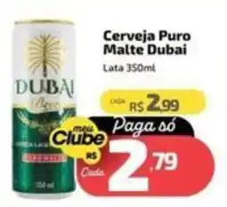 Supermercado Jacomar Cerveja Puro Malte Dubai oferta