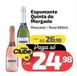 Supermercado Jacomar Espumante Quinta do Morgado Moscatel / Rosé oferta