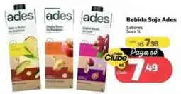 Supermercado Jacomar Bebida Soja Ades oferta