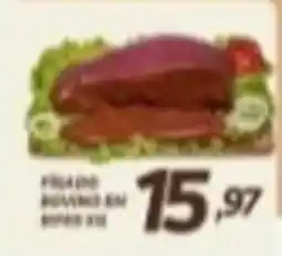 Chimar Supermercados filé de bovino em rodelas oferta