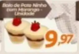 Chimar Supermercados Bolo de Pote Ninho com Morango - Unidade oferta