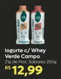 Peg Pese Iogurte c/ Whey Verde Campo oferta