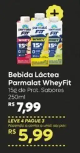 Peg Pese Bebida Láctea Parmalat WheyFit oferta