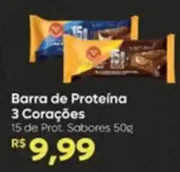 Peg Pese Barra de Proteína 3 Corações oferta