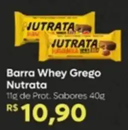 Peg Pese Barra Whey Grego Nutrata oferta