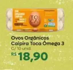 Peg Pese ovos orgânicos caipira toca ômega 3 oferta