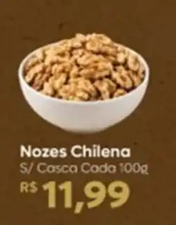 Peg Pese Nozes Chilena S/ Casca Cada 100g oferta