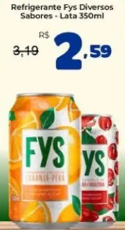 Unicompra Refrigerante Fys Diversos Sabores oferta
