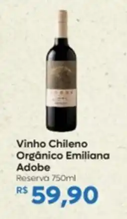 Peg Pese Vinho Chileno Orgânico Emiliana Adobe oferta