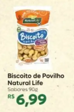 Peg Pese Biscoito de Povilho Natural Life oferta