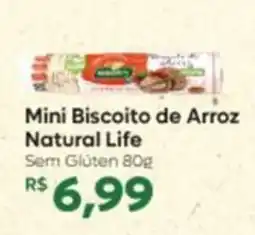 Peg Pese Mini Biscoito de Arroz Natural Life oferta