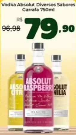 Unicompra Vodka absolut diversos sabores oferta