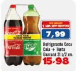 Rede Top Refrigerante Coca Cola + Fanta Guaraná oferta