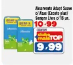 Rede Top Absorvente Adapt Suave c/ Abas oferta