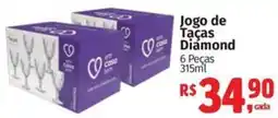 Mix Mateus Jogo de Taças Diamond oferta
