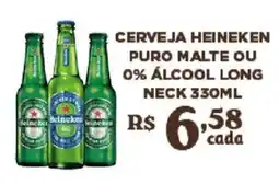 Bahamas Supermercados Cerveja heineken puro malte ou 0% álcool long neck oferta