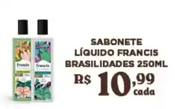 Bahamas Supermercados Sabonete líquido francis brasilidades oferta