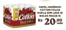 Bahamas Supermercados Papel higiênico cotton folha dupla oferta