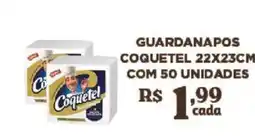 Bahamas Supermercados guardanapos coquetel oferta