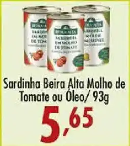 Confiança Supermercados Sardinha Beira Alta Molho de Tomate ou Óleo oferta