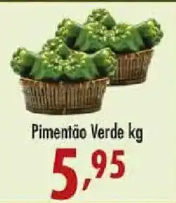 Confiança Supermercados Pimentão Verde kg oferta
