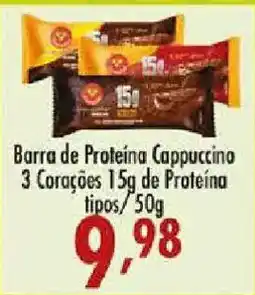 Confiança Supermercados Barra de Proteína Cappuccino oferta