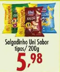 Confiança Supermercados Salgadinho Uni Sabor oferta