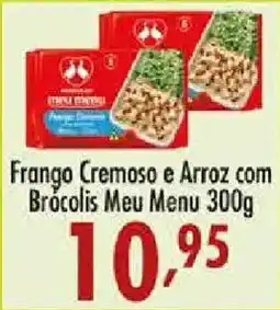 Confiança Supermercados Frango Cremoso e Arroz com Brócolis Meu Menu oferta